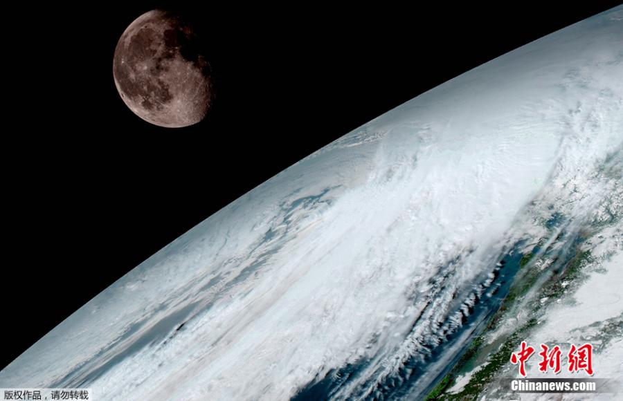 New weather satellite sends first images of Earth(1/6)