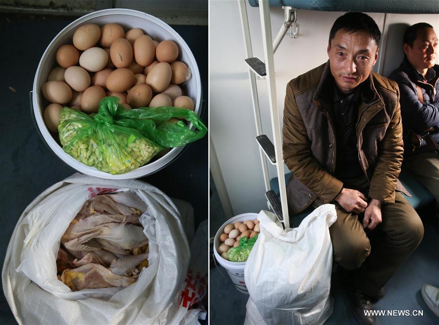 Migrant workers' packages packed with 'heavy love' from parents (1/6)