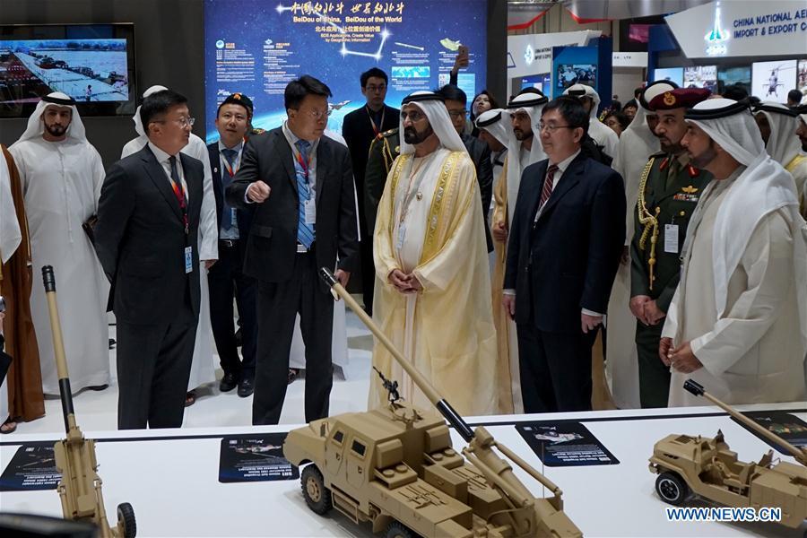 China Defense NORINCO exhibition area at IDEX in Abu Dhabi (1/6)