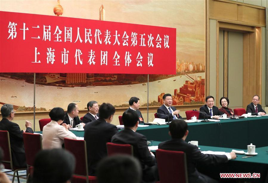 Xi calls on Shanghai to lead way(1/7)