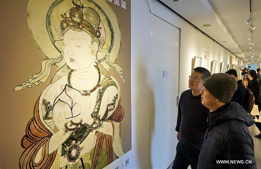 Exhibition 'The Silk Road: Reflection of Mutual Learning' held in Beijing (1/4)