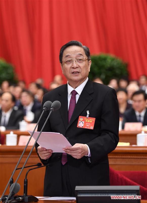China's top political advisory body begins closing meeting of annual session(1/5)