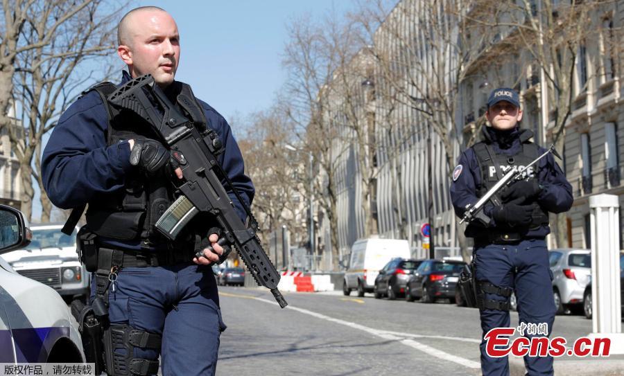 Explosion at IMF Paris office caused by homemade device: police(1/4)