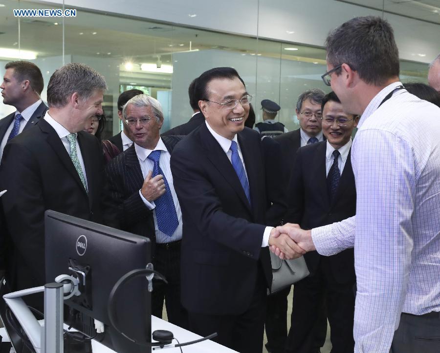 Premier Li visits Haier-owned research center in Auckland(1/1)
