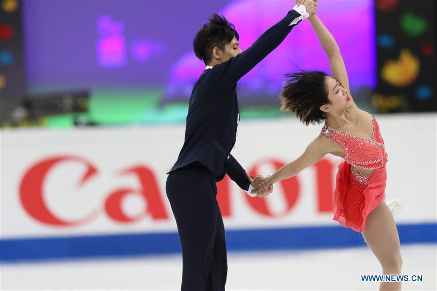 China wins pairs title at World Figure Skating Championships(1/4)