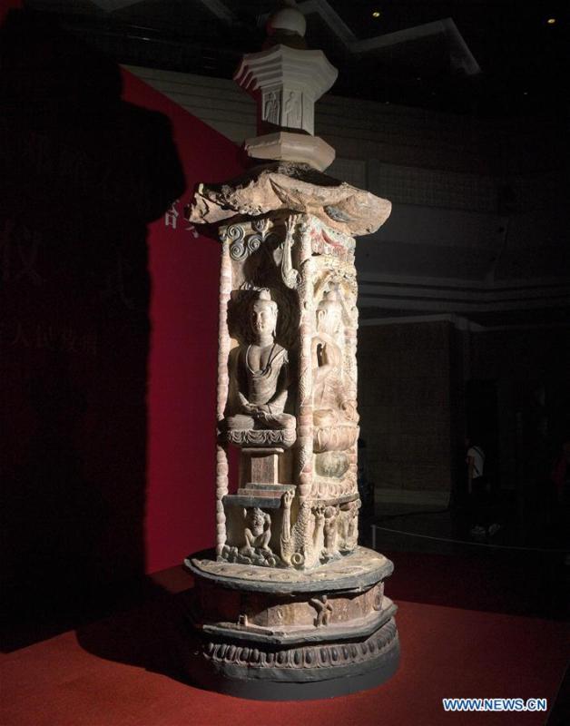 Stolen pagoda body returned to Chinese mainland(1/4)