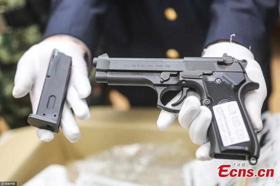 Imitation gun seized for first time in package from Japan(1/3)