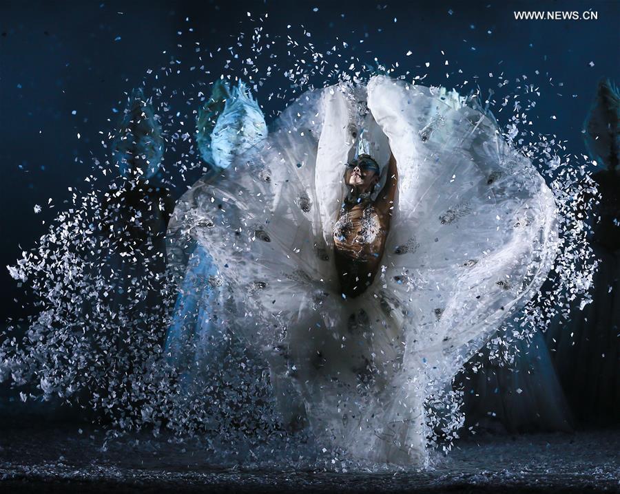 Chinese dancing master Yang Liping performs drama 'Peacock of Winter'(1/5)