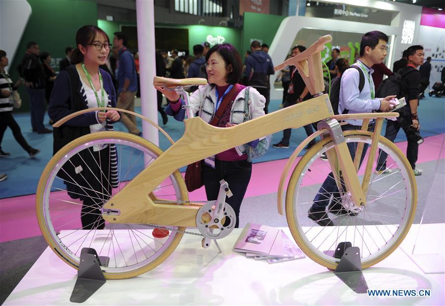 Bicycle-themed expo kicks off in Shanghai(1/8)
