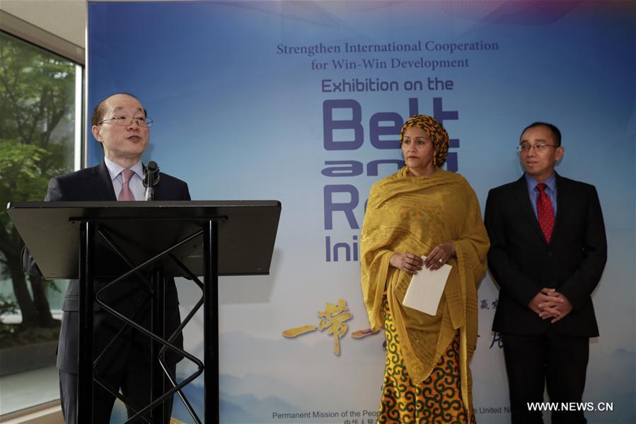 Photo exhibition on Belt and Road Initiative opens at UN headquarters(1/3)