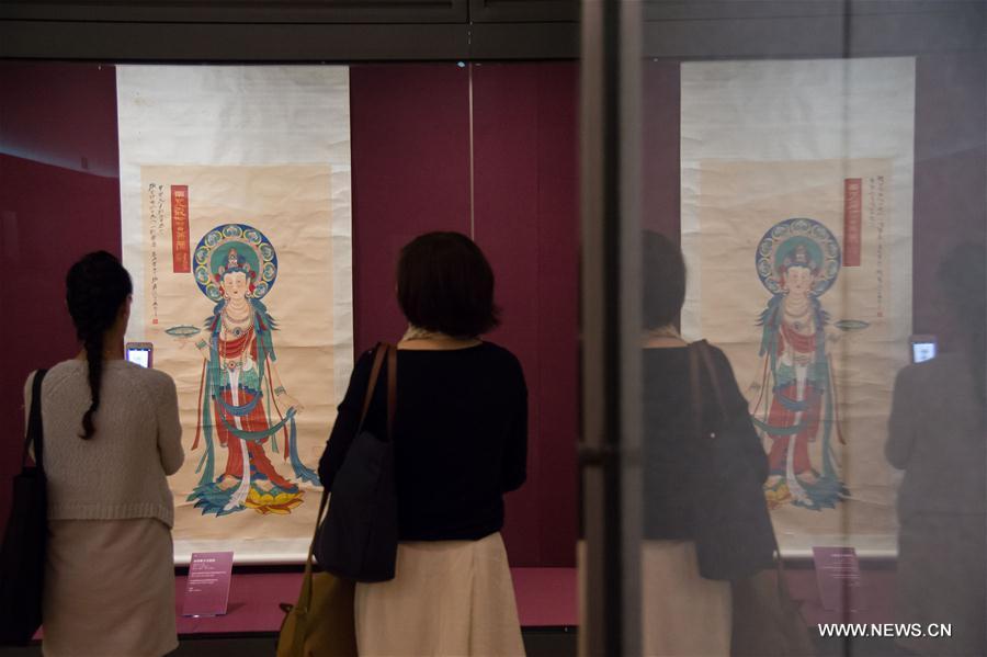 Zhang Daqian art exhibition held in Macao(1/4)