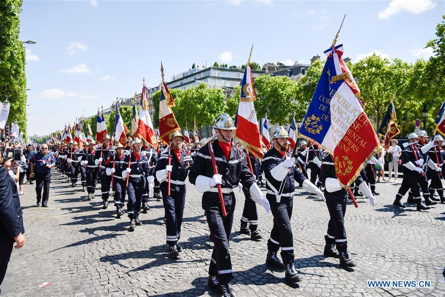 National firefighters' day marked in France(1/6)