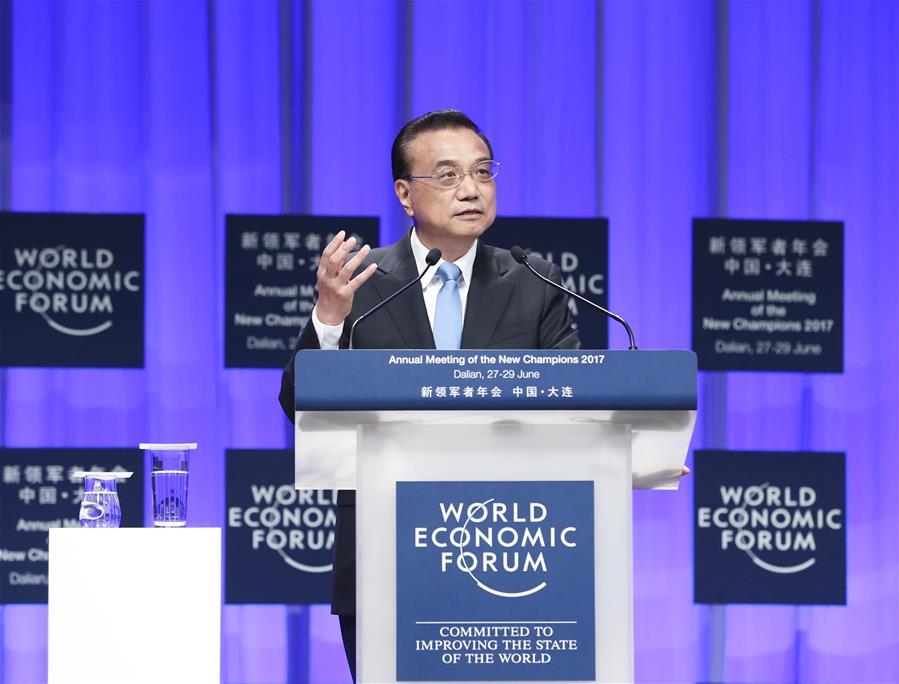 Premier Li addresses Summer Davos Forum 2017(1/5)