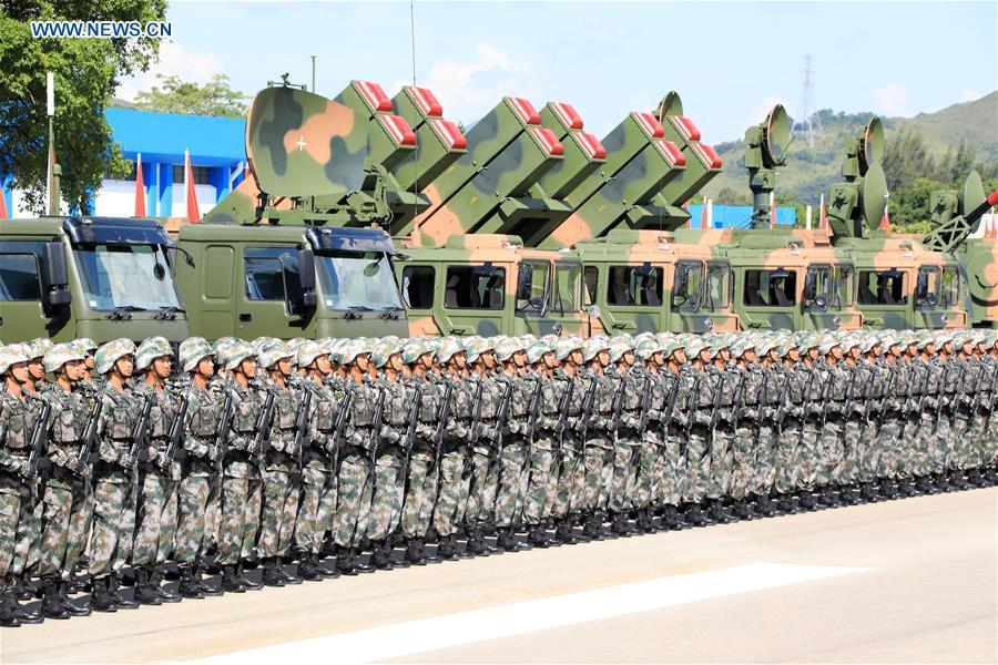 President Xi inspects PLA garrison in Hong Kong(1/11)