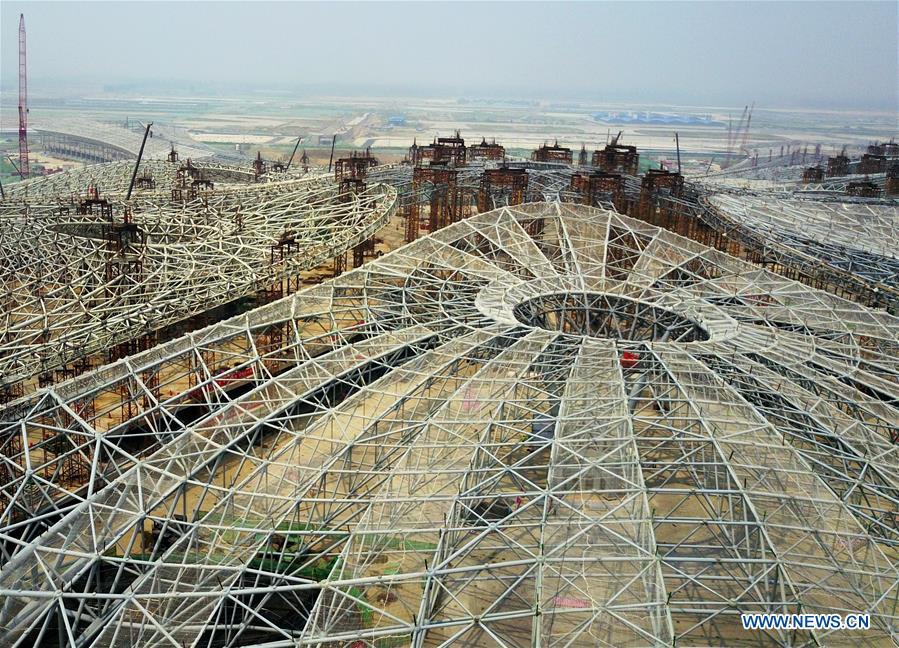 Beijing's new international airport takes shape(1/6)