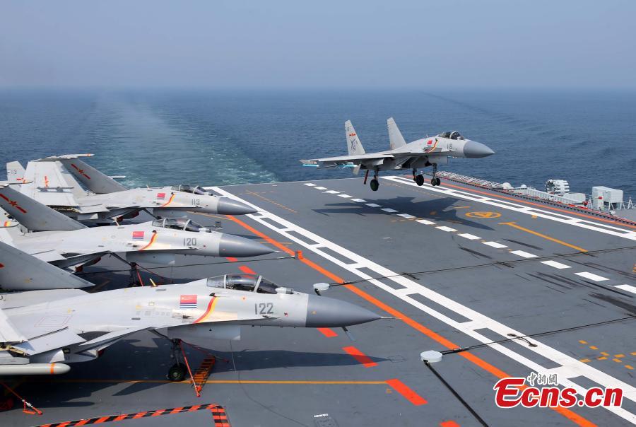 Chinese aircraft carrier formation conducts trans-regional training (2/12)