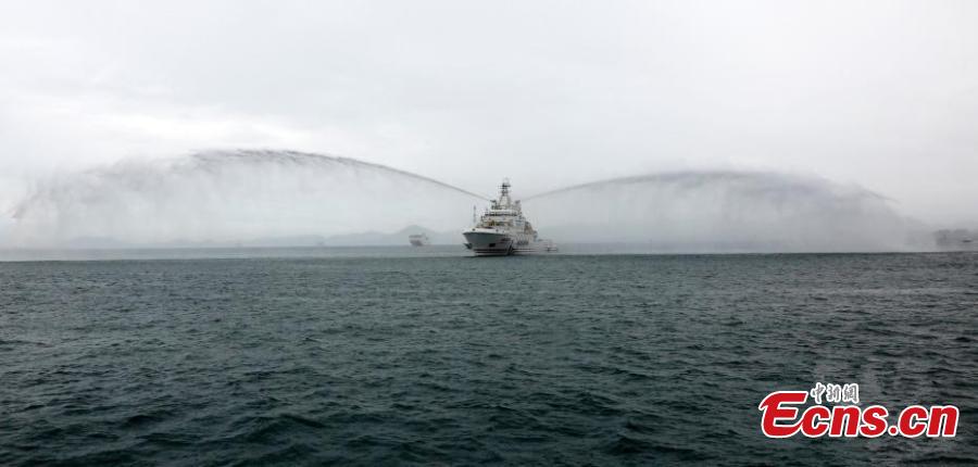 Air-marine efforts in emergency drill(1/4)