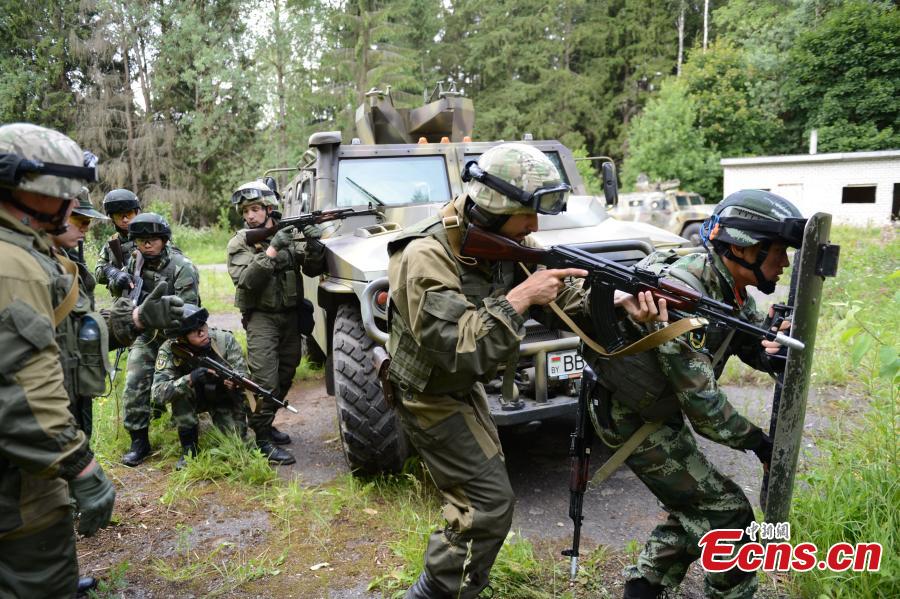 China, Belarus in joint anti-terrorism drill(1/7)