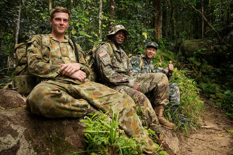 China, U.S. and Australia reinforce military ties through 'Exercise Kowari'(1/10)