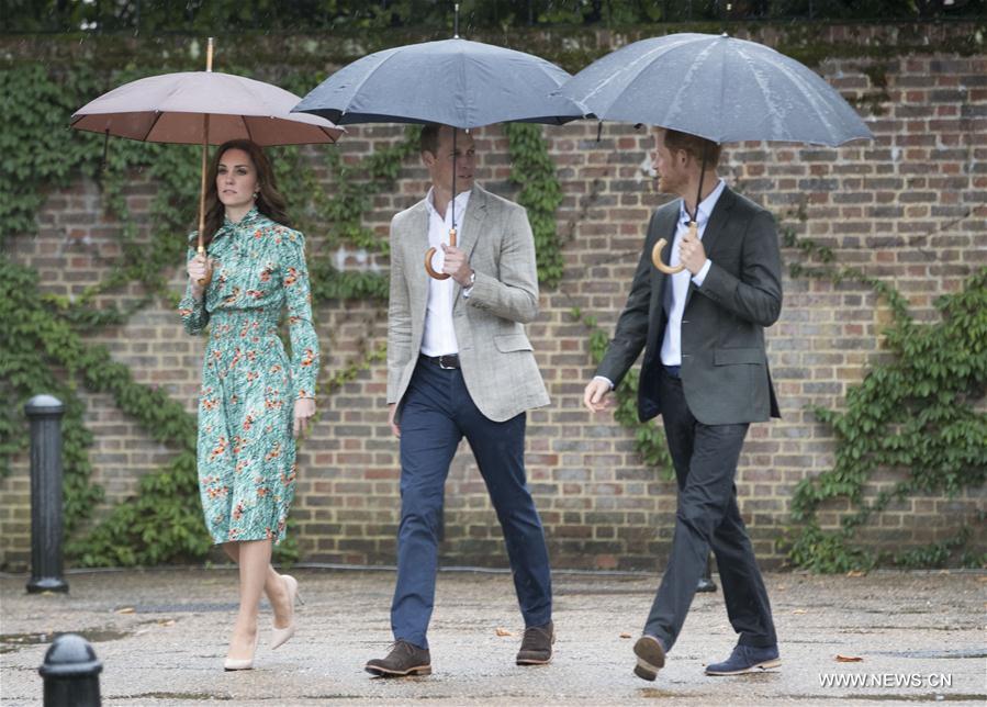 20th anniv. of death of Princess Diana marked in London(1/4)