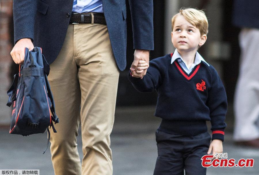 Prince George starts first day of elementary school (1/8)