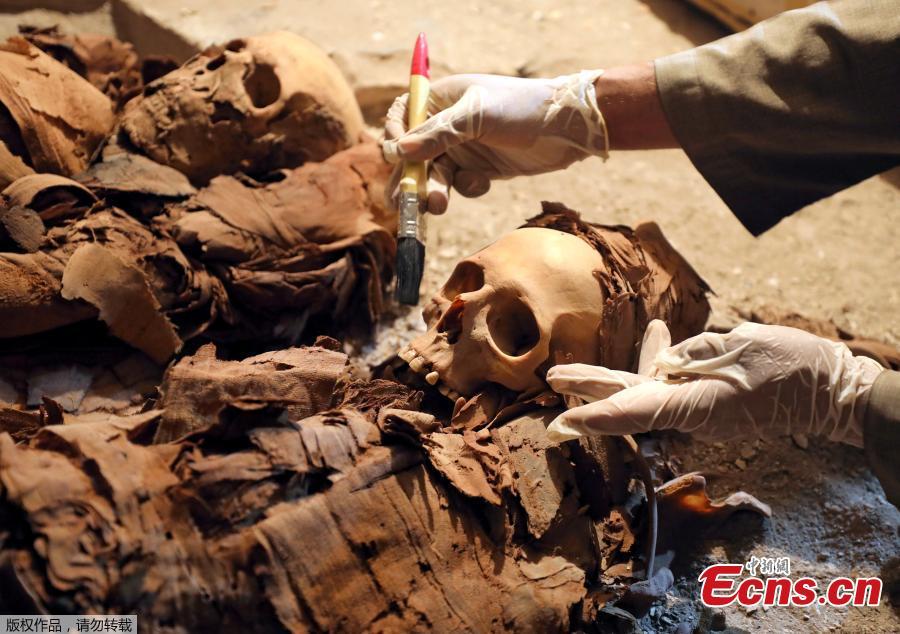 Egypt archaeologists unearth 3,500-year-old tomb in Luxor(1/9)