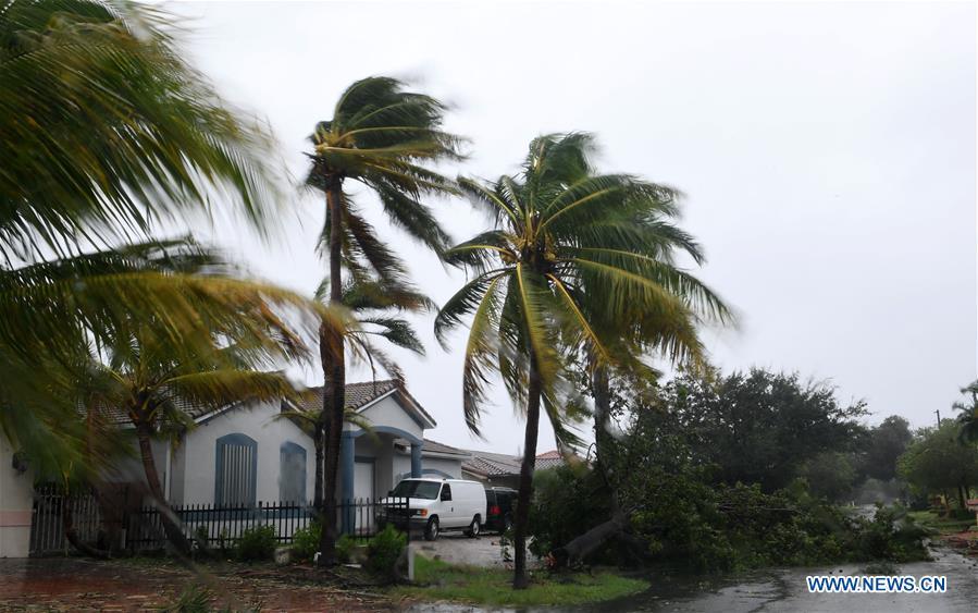 Hurricane Irma makes landfall in Florida Keys(1/7)