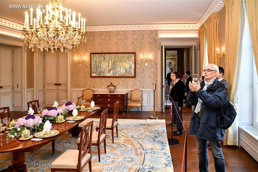 Chinese embassy in France opens for first time in European Heritage Days(1/4)