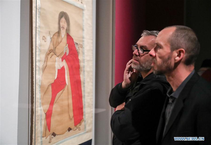 Chinese portrait painting exhibition unveiled in Berlin(1/6)