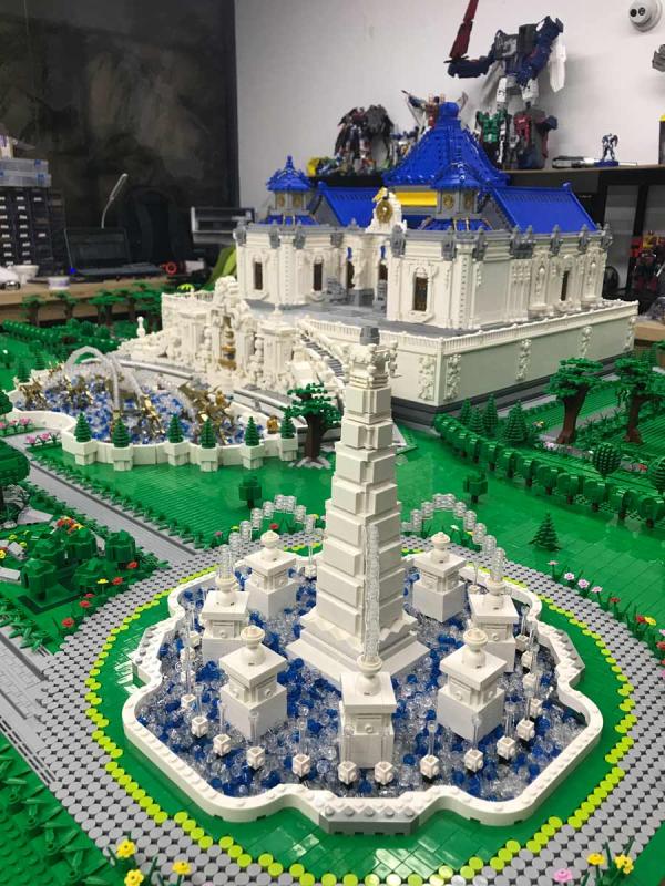 Old Summer Palace reappears in Lego bricks(1/9)