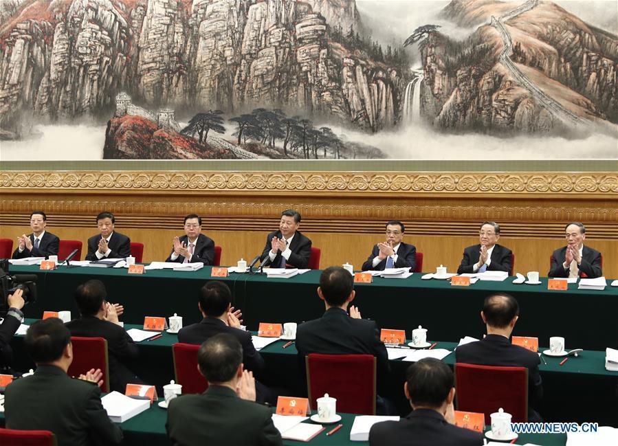 Xi presides over 2nd meeting of presidium of 19th CPC National Congress (1/2)