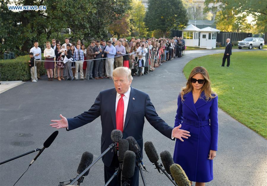 Trump starts Asia trip(1/5)