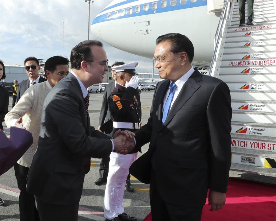 Premier Li arrives in Philippines(1/1)
