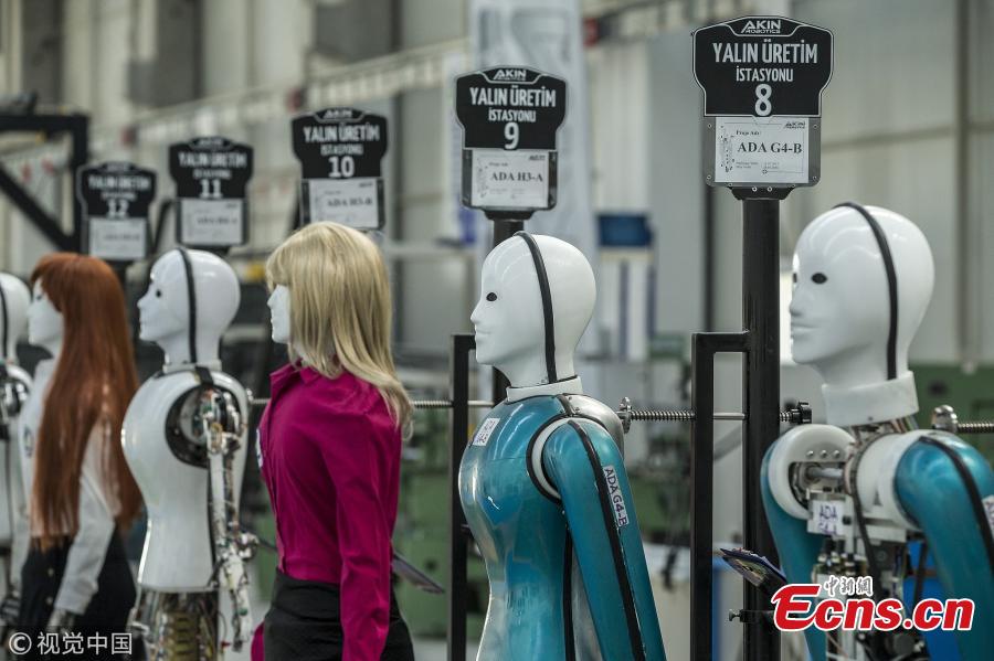 Turkey opens first humanoid robots factory(1/3)
