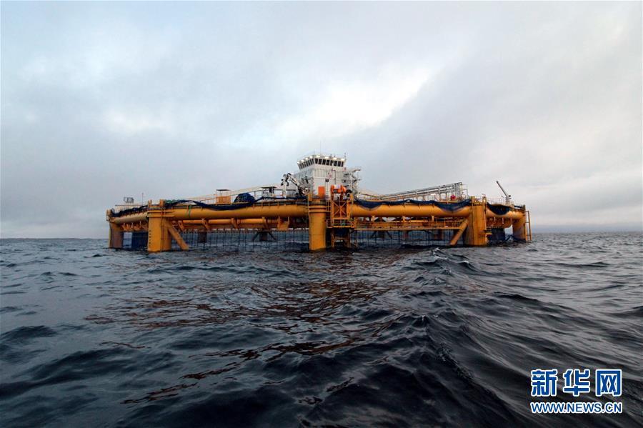 Walking into China-constructed intelligent marine fishing ground(1/5)