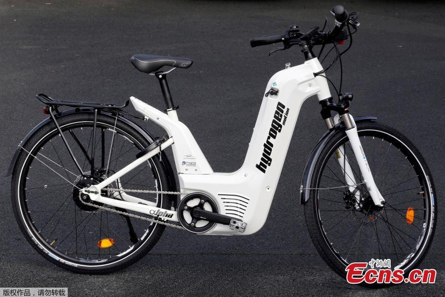 French startup launches hydrogen-powered bicycles(1/5)