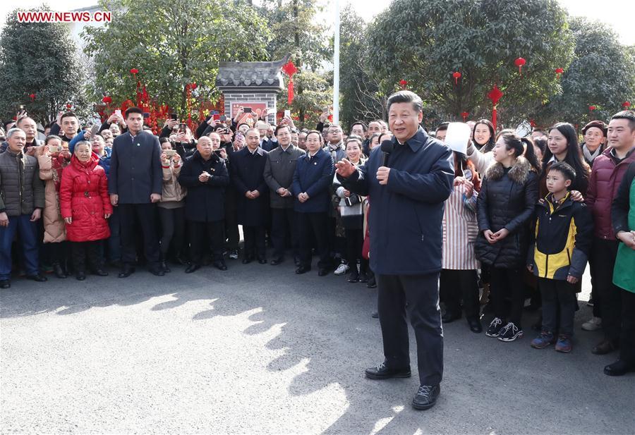 'My job is to serve the people,' Xi says in New Year inspection(1/19)
