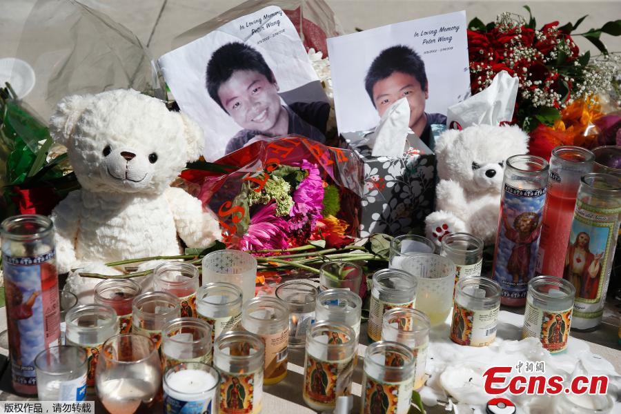 Peter Wang who died saving classmates is laid to rest(1/7)