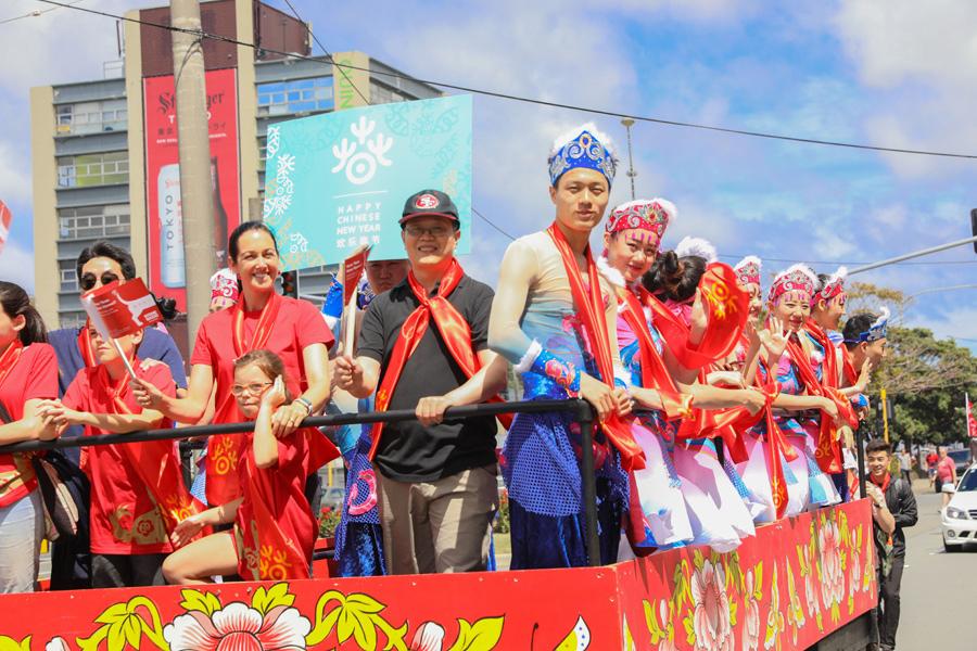 'Happy Chinese New Year' parade brightens Wellington(1/12)