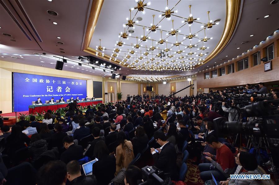 Press conference held on improving capability to guarantee and enhance wellbeing of people (1/2)