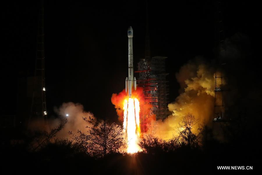 China sends twin BeiDou-3 navigation satellites into space(1/3)