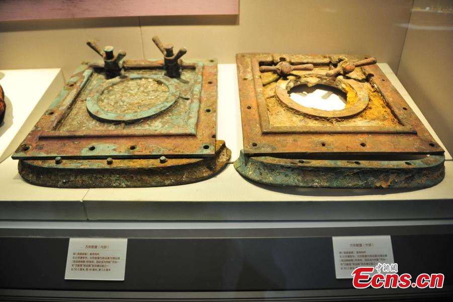 Relics from warship Zhiyuan meet the public in Shenyang(1/5)