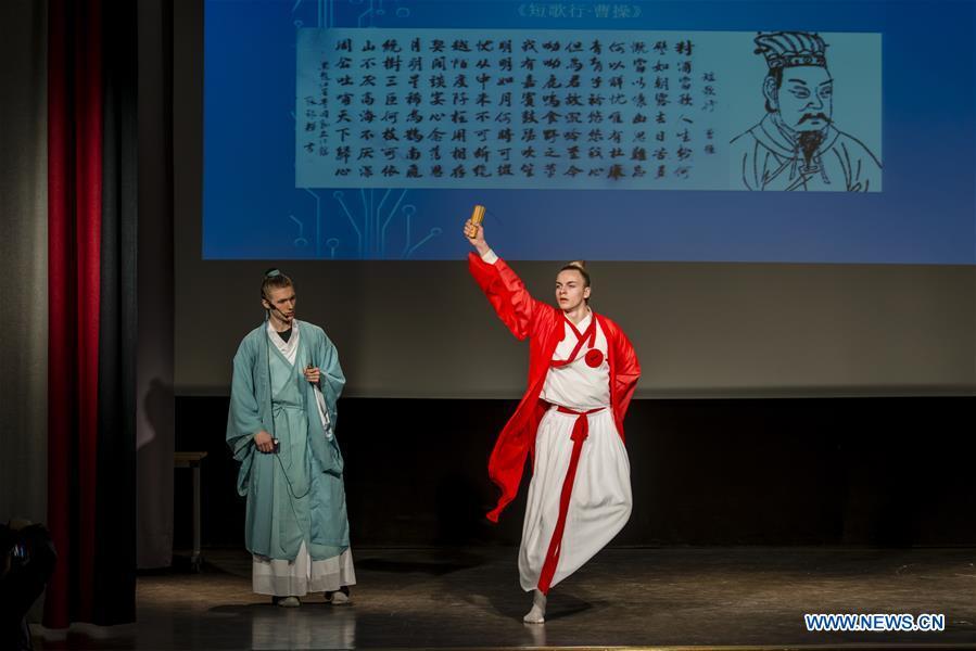 'Chinese Bridge' language competition for Swedish students held in Stockholm(1/2)