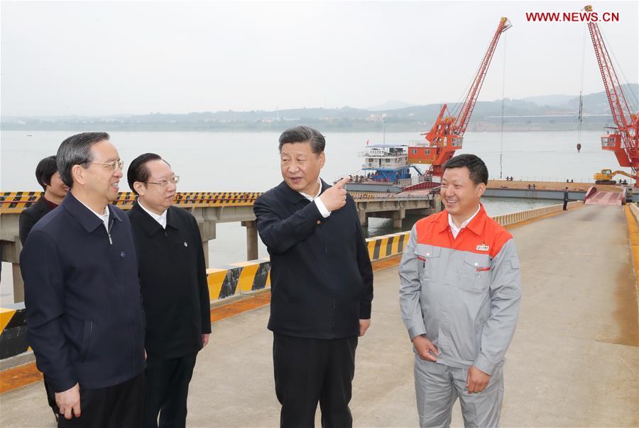 President Xi visits Yichang(1/16)