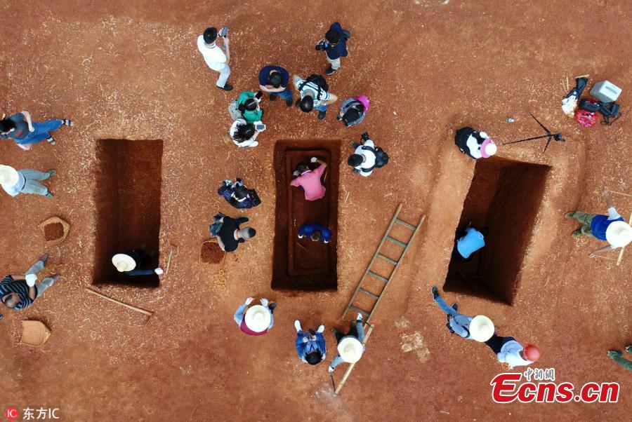 Over 400 relics found in 86 ancient tombs in Hunan(1/4)