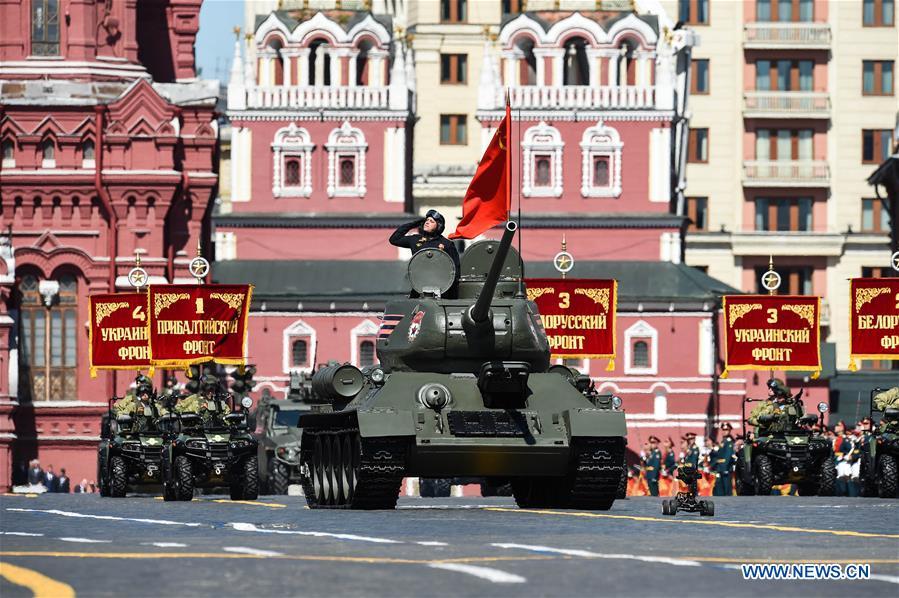 Victory Day parade held in Moscow(1/15)