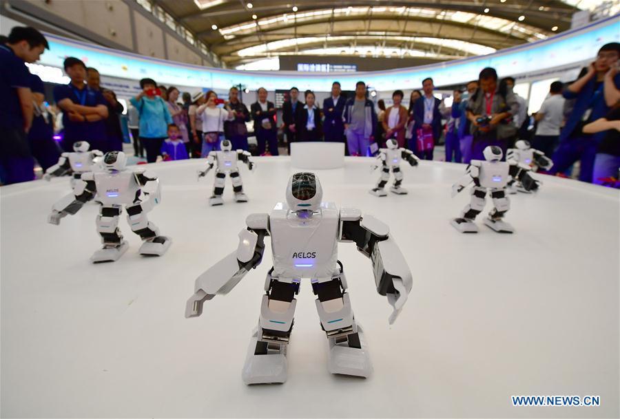 Robots featured at Silk Road expo in China's Xi'an(1/5)