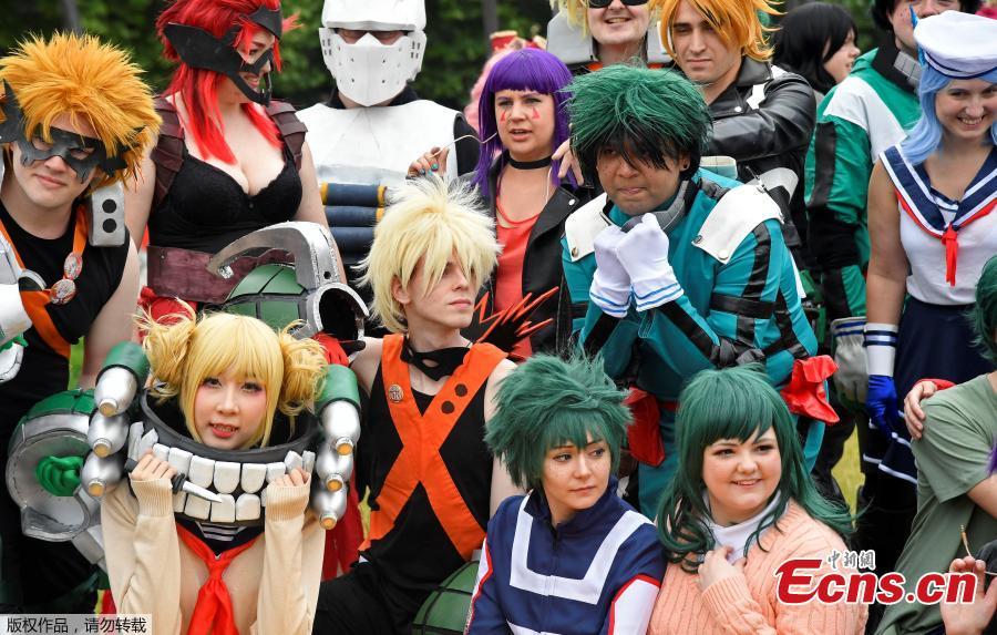 The 2018 MCM London Comic Con is held in London from May 25 to May 27, attracting lots of comic fans with fantastic fashion. (Photo/Agencies)