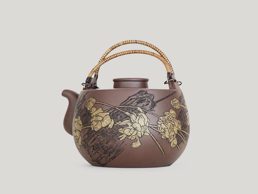 It was not until he completed the teapots that he found he had created too many. He called these teapots \