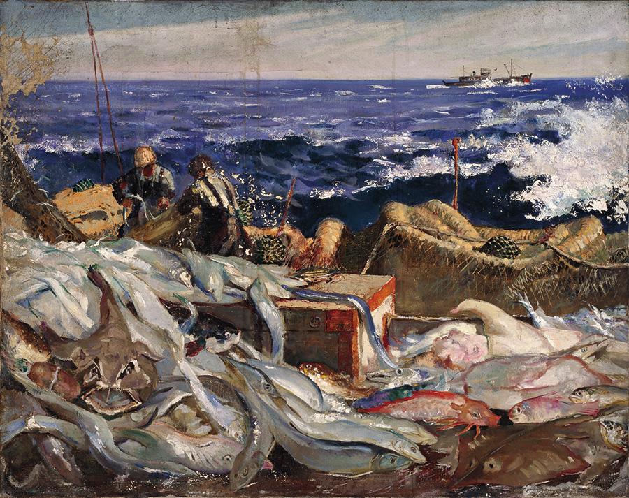 Sea, by Dai Ze (Photo provided to China Daily)

Since its establishment in 1918, the Central Academy of Fine Arts (formally called Beiping School of Arts) has assembled a collection of more than 18,000 works of art, of which a significant amount are donated by its students and teachers. There are also acquisitions from international artists and institutions.

On Monday, to mark its centenary, CAFA released an album comprising 10 volumes and featuring 2,000 objects from its collection.

The categories covered by the album include classic Chinese paintings, modern Chinese works across several media, Chinese folk art, such as New Year paintings and picture books, as well as foreign artworks.